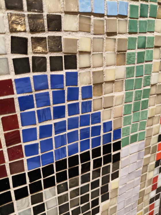 Image 1 of Mosaïque murale au design vintage et moderne du milieu du siècle