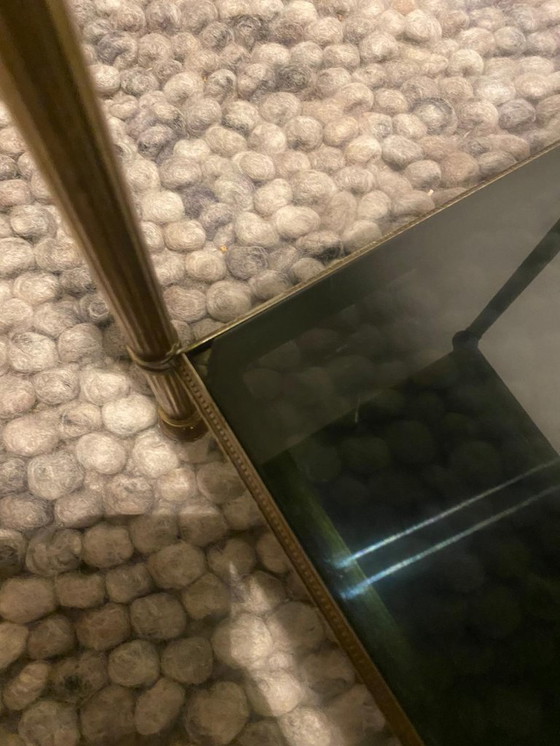 Image 1 of Table d'Appoint Bronze Style Maison Baguès Vintage 