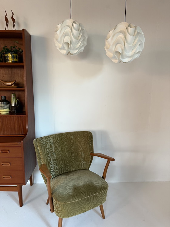 Image 1 of 2x lampade a sospensione vintage modello Le Klint 172, Poul Christiansen '70
