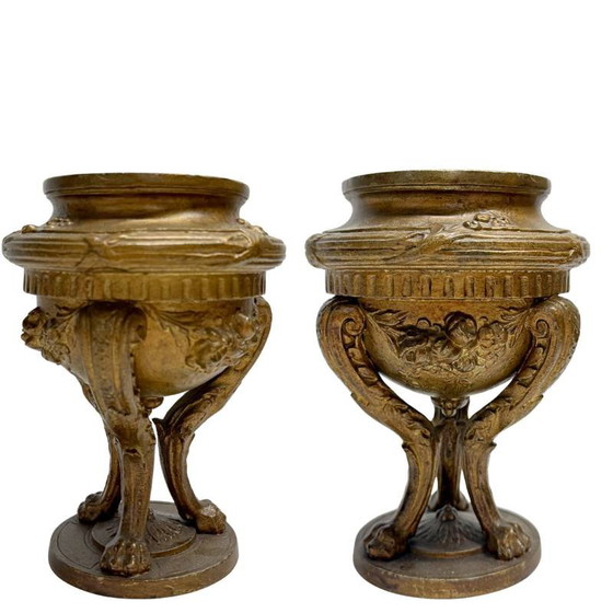Garnitura da tavola francese antica in bronzo con specchio – Parigi, XIX secolo – Stoviglie, Bronze (photo 9 of 15)