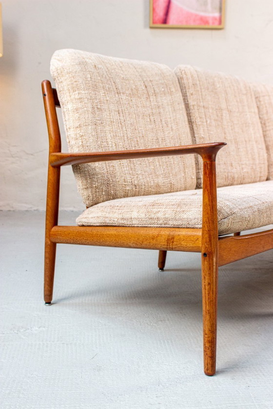 Image 1 of Vintage Teak Sofa Couch Svend Age Eriksen Glostrup Mid Century