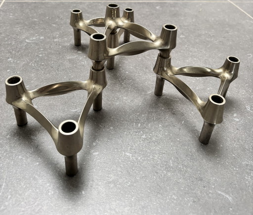 Ensemble de chandeliers vintage par Caesar Stoffi et Fritz Nagel