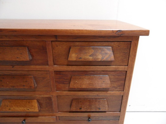 Image 1 of Antique shop cabinet with 25 drawers