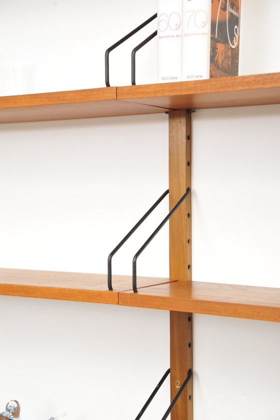 Image 1 of Mensola da parete "Royal System" in teak di Poul Cadovius per CADO (anni '50)