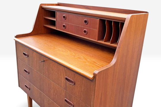 Gunnar Nielsen Tibergaard Secretary Desk – Danish Mid-Century Design – Wood (photo 12 of 15)