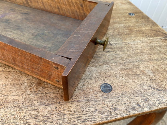 Image 1 of Schreibtisch aus Eiche 1 Schublade 65x52cm