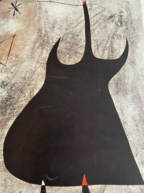 Image 1 of Joan Miró (1893-1983), Donna e uccelli davanti al sole, pubblicato da Artistic Picture Publishing Co