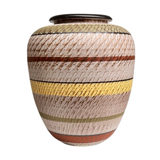 Image 1 of Dümler & Breiden Bodenvase „Faux Klinker“, Typ 29/25, Deutschland 1970er Jahre