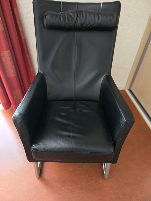 Fauteuil Montis Madonna (cuir noir)