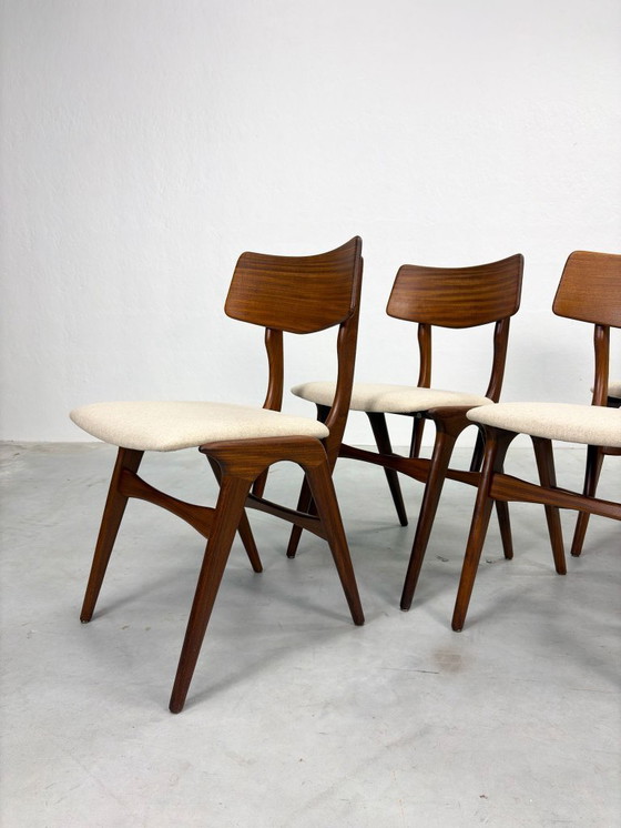 Image 1 of Set Mid-Century Eetkamerstoelen van Topform