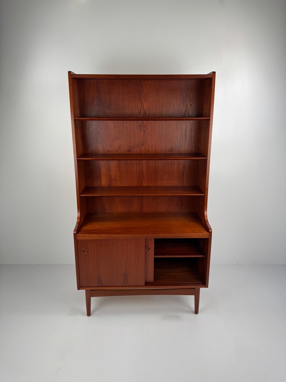 Image 1 of Johannes Sorth for Nexø Møbelfabrik Bornholm Bookcase with Storage
