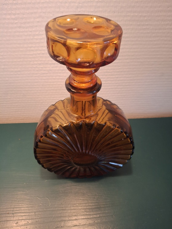 Image 1 of Empoli "Sunburst" carafe. Italy.