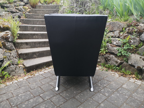 Image 1 of Laauser leren fauteuil/loungestoel/vintage designklassieker - in topconditie