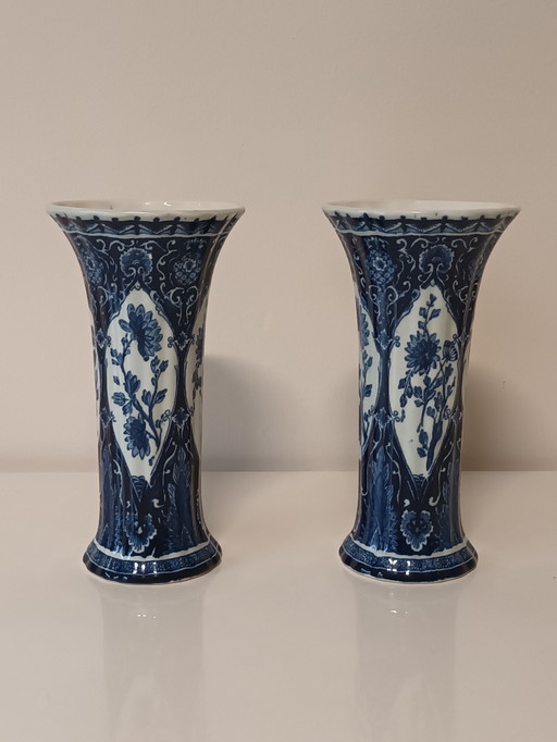 Paire de vases Petrus Regout