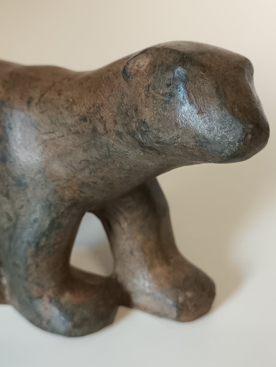 Image 1 of Orso polare in bronzo Pierre Chenet