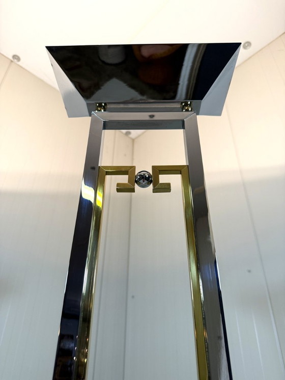 Image 1 of 2 lámparas de pie Arte Lumen, cromadas y de latón, de los años 70