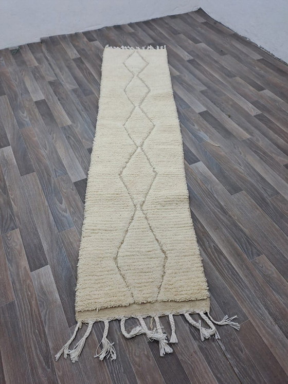 Authentiek Handgemaakt Traditioneel Op Maat Gemaakt Gangkleed Afmeting 75/300 Cm – Aime Té (photo 5 of 8)
