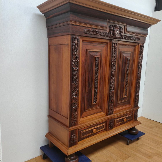 Image 1 of Mobile buffet antico vintage, armadio, guardaroba smontabile