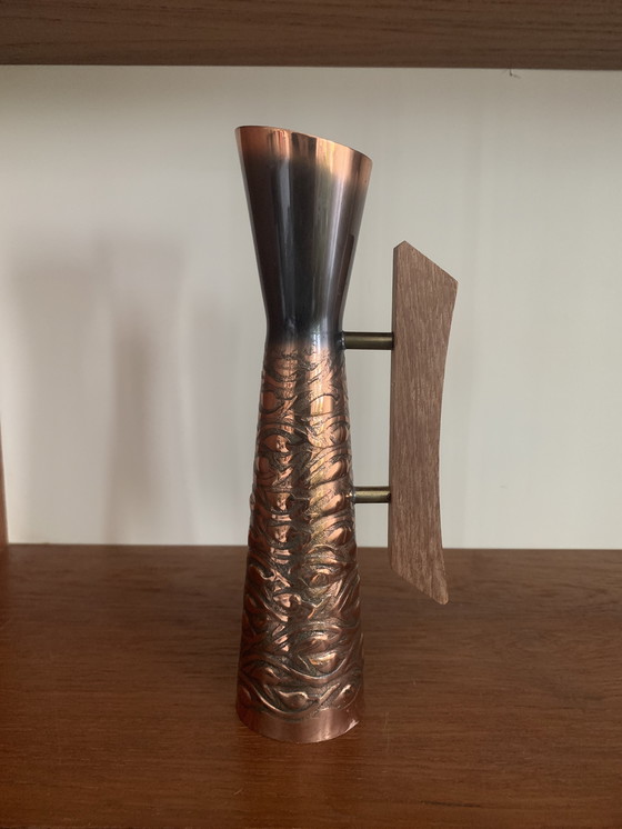 Image 1 of Dahlmann-Kupfervasen, Mitte des Jahrhunderts, 1960er Jahre