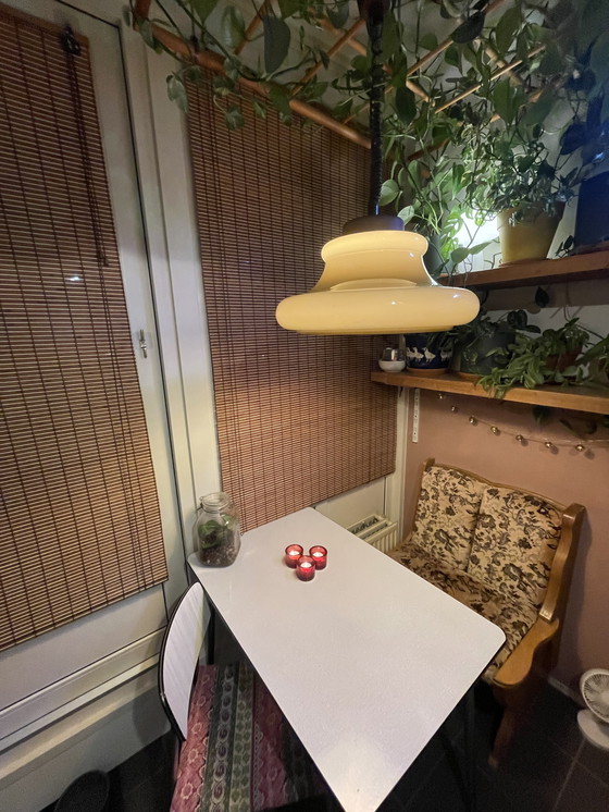 Image 1 of Lampada a sospensione vintage a forma di fungo Herda: iconico design olandese