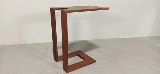 Image 1 of Mesa auxiliar de madera maciza mesa de sofá