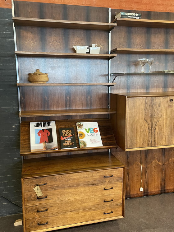 Image 1 of Sistema di pareti in palissandro vintage e unico