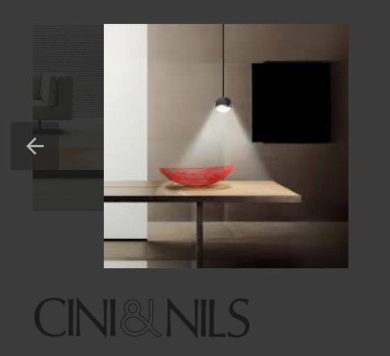 Image 1 of Lampada a sospensione Convivio originale italiana di Cini & Nils