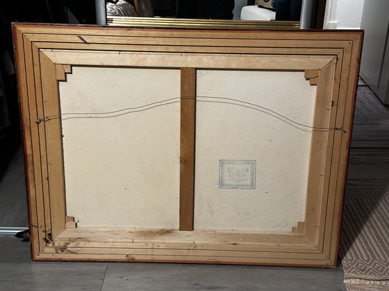 Image 1 of D'après J.M.W. Turner (1775-1851) - Jetée de Calais - Huile sur toile encadrée 104 x 81 cm