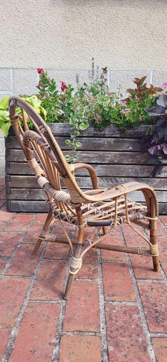 Sillón infantil de ratán – Mecedoras, Wicker, Rattan (photo 6 of 7)