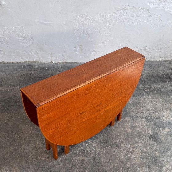 Image 1 of Vintage Teak Gateleg Drop-Leaf Dining Table by Jentique, 1960