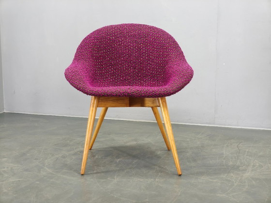 Image 1 of Miroslav Navratil Shell Lounge Chair, Czechoslovakia 1960s