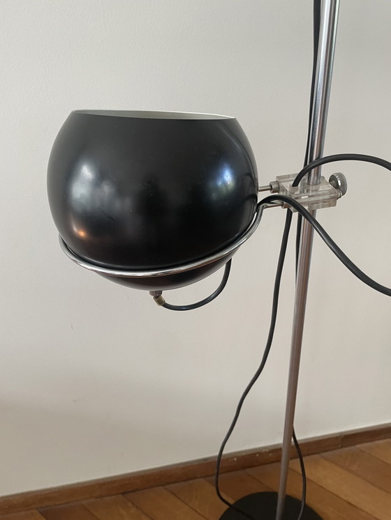 Image 1 of Lampada da terra vintage - Lampada a globo Gepo