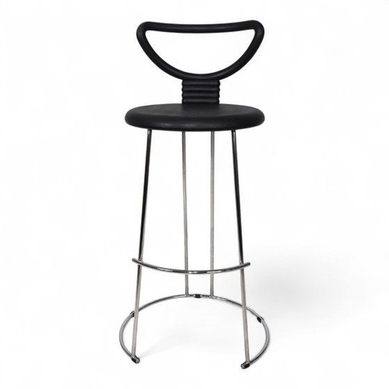 Image 1 of Fasem Italia 3-piece set of postmodern bar stools by Nobu Tanigawa, 1990