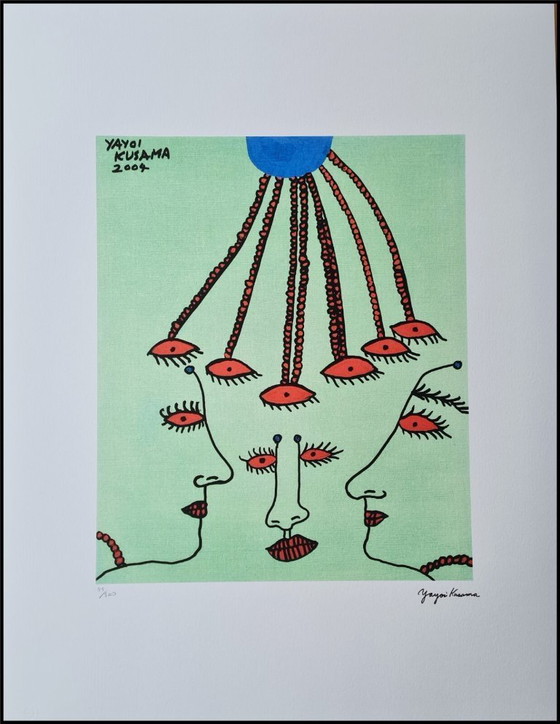 Image 1 of After Yayoi Kusama, Reflecting..., Lithograph, 1990s
