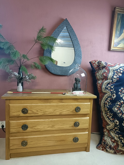 Metal mirror anthracite