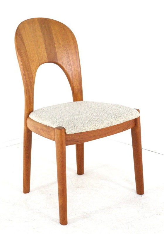 Image 1 of Suite de 4 chaises Koefoed Morten en teck vintage danois