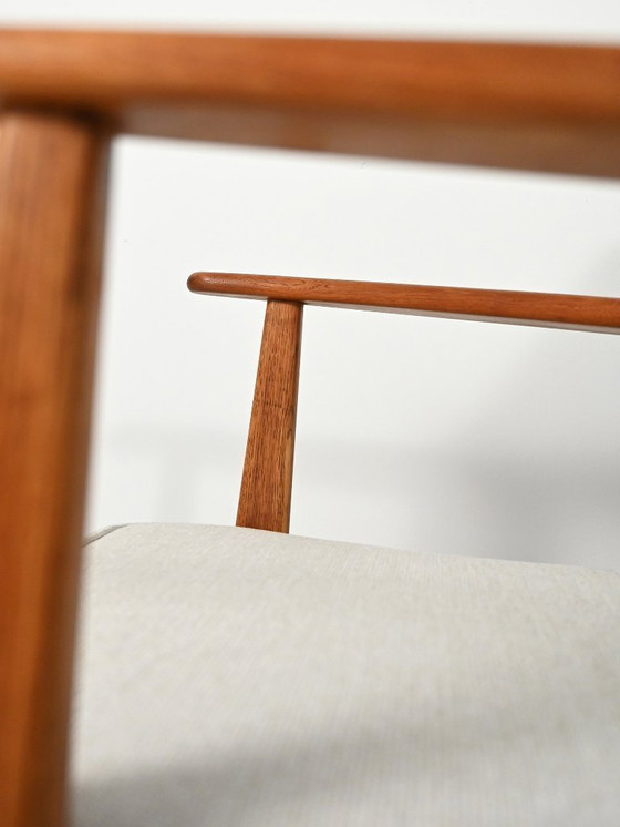 Image 1 of Een paar teakhouten fauteuils van Thomas Harlev, 1957