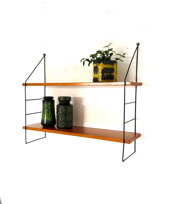 Vintage Shelving unit, WHB Germany ‘60 – Wood, Metal (photo 8 of 8)