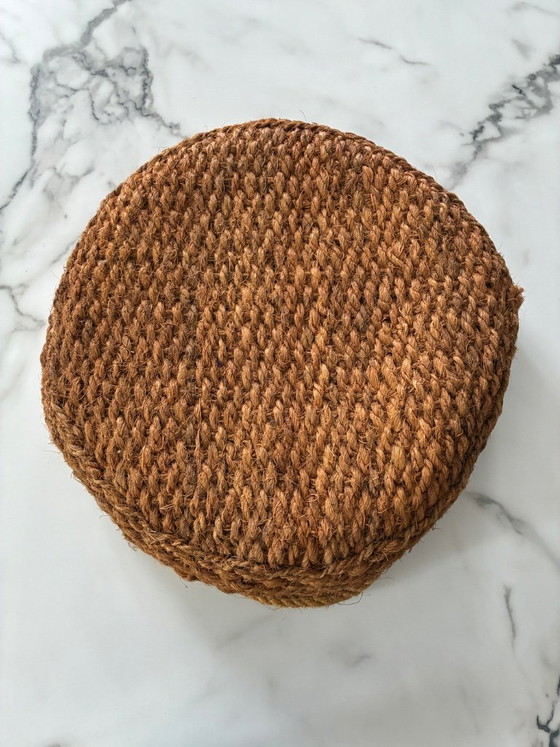 Image 1 of Natuurlijke jute dienbladmand