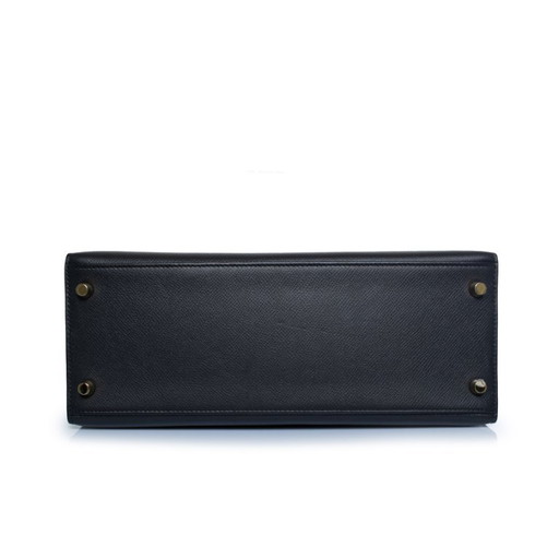 Hermes, Sac Kelly II Sellier 28 Epsom 89 Negro – Hermès, top handle tassen, Calfskin (photo 2 of 20)
