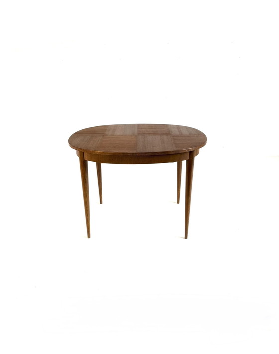 Image 1 of Vintage extendable teak dining table '60