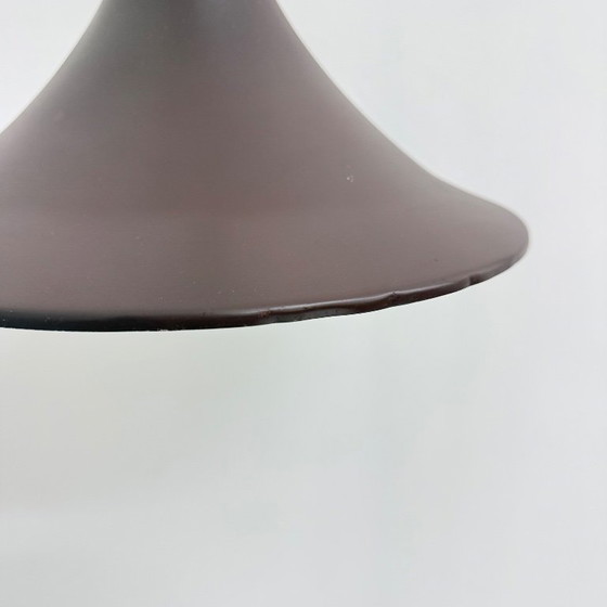 Image 1 of Hala Zeist Trompeten-Stehlampe in Braun, minimalistisch, niederländisches Design der 1970er Jahre