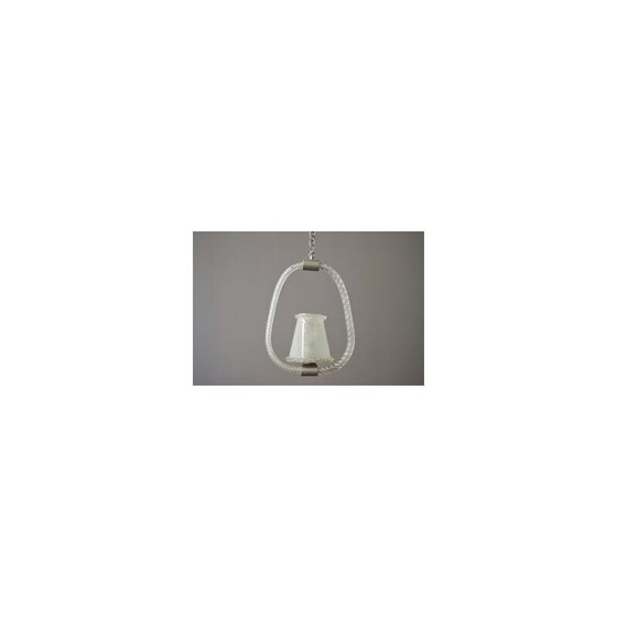 Image 1 of Vintage Murano glass pendant lamp by Barovier and Toso, 1950s