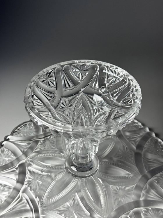 Image 1 of Val Saint Lambert - cake stand « Lucrèce » 1913