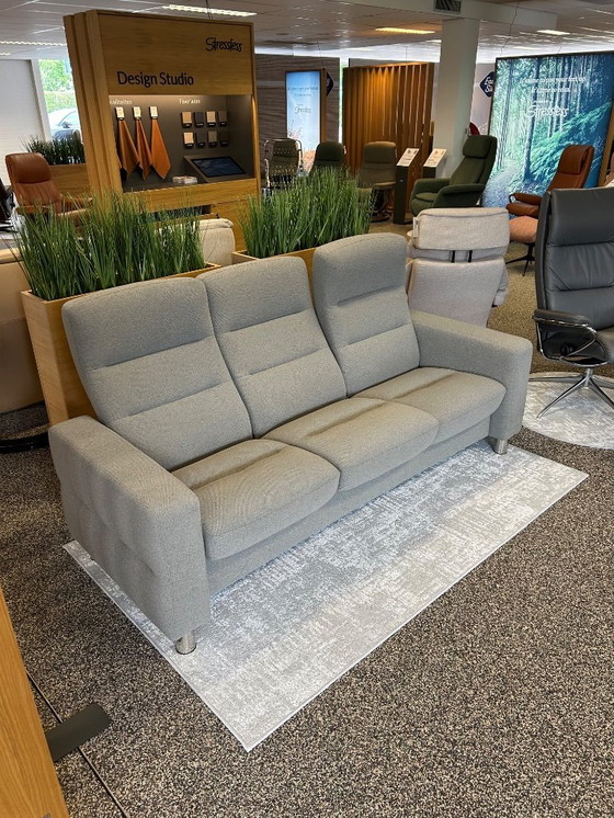 Image 1 of Stressless Wave 3-zits hoog nieuw