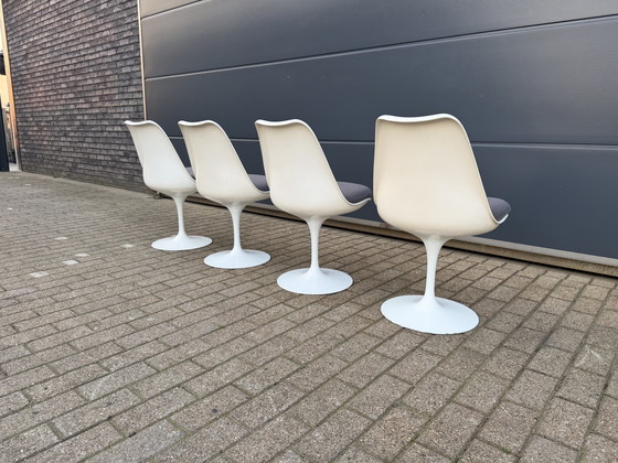 Image 1 of 4x original Knoll Tulip dining chairs by Eero Saarinen