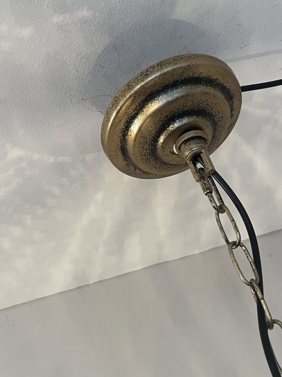 Lustre Sac XL Suspension Cristal Cadre Couleur Bronze – Crystal (photo 10 of 10)