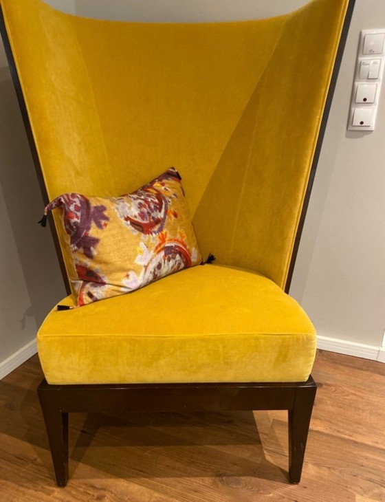 Image 1 of Gestoffeerde fauteuil.