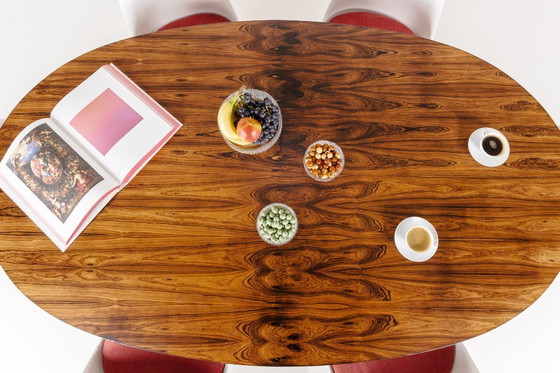 Image 1 of Oval Dining Table in Rosewood by Maurice Burke for Arkana, England, 1960s