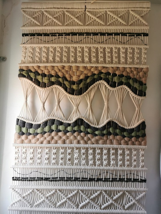 Image 1 of Einzigartiger handgefertigter Wandteppich